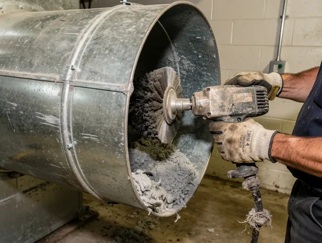 Industrial-grade dryer vent cleaning by Granby Dryer Vent Cleaning in Granby
